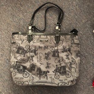 Grey Coach Bag